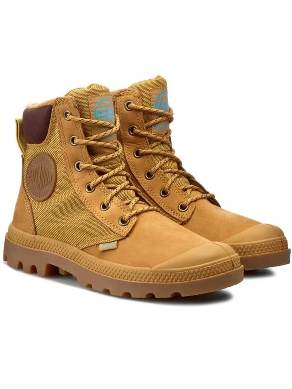 New Palladium Pampa Sport Cuff WPN Amber Gold Boots Women's Size 6